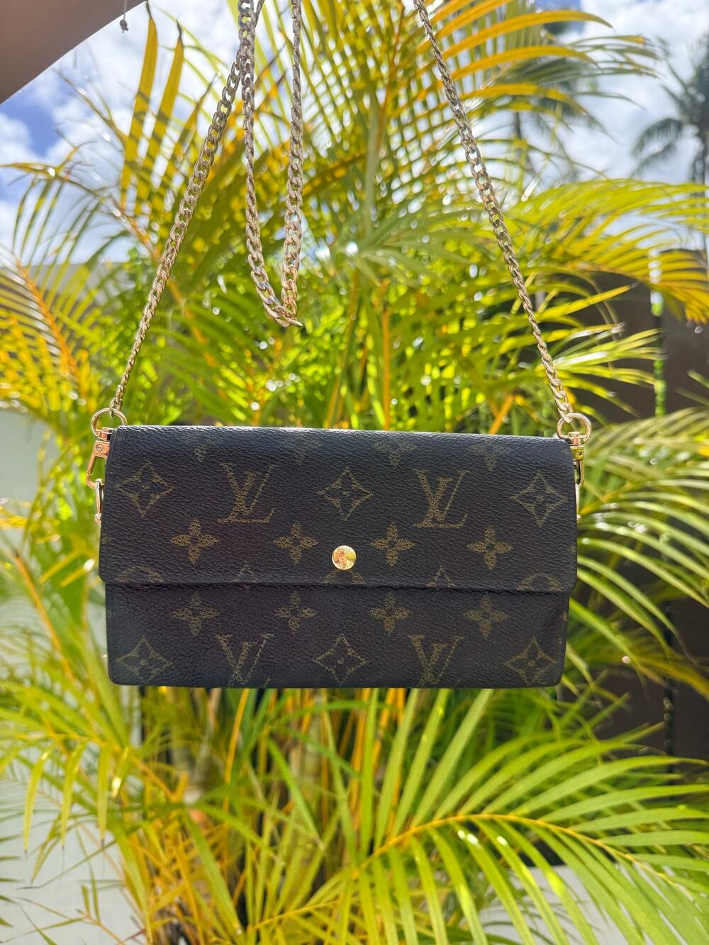 Louis Vuitton Sarah Wallet WOC w/ COA MSRP $950